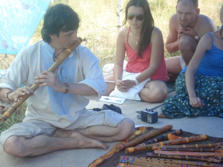 Майстер клас гри на флейті Бансурі